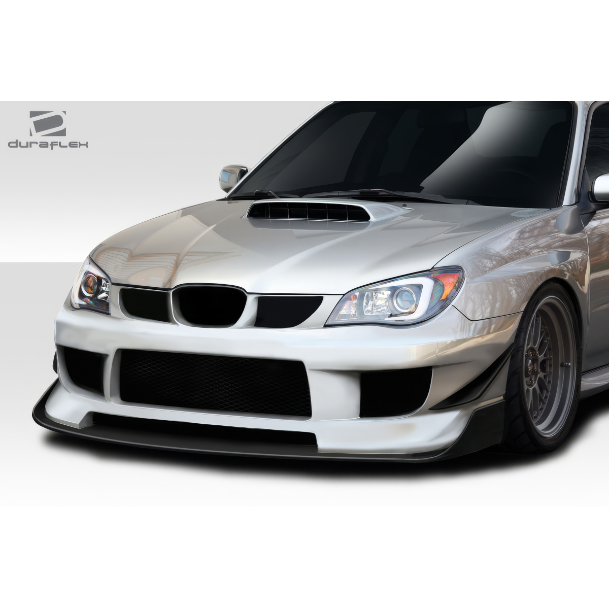 Modify your Subaru Impreza 2006 with our Exterior/Front Bumpers - Front view at a low angle
