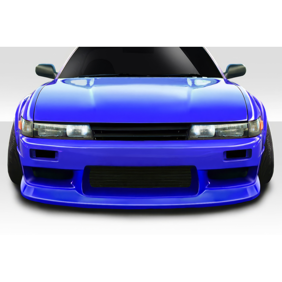 Modify your Nissan Silvia 1989 with our Exterior/Front Bumpers or Lips - Front view angle of the Nissan Silvia S13 bumper