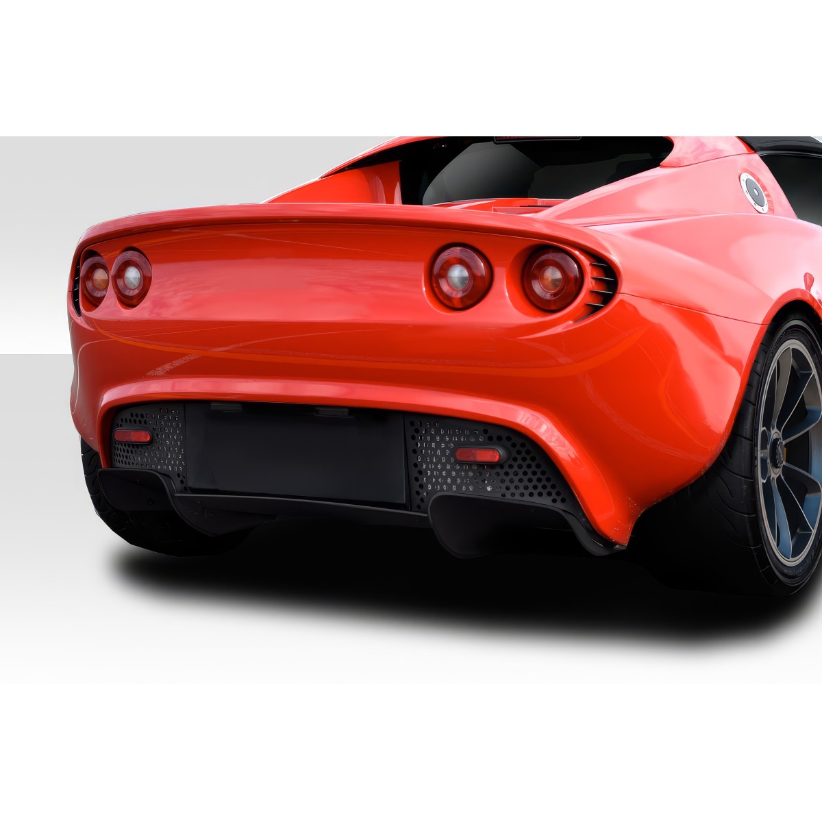 Modify your Lotus Elise 2005 with our Exterior/Diffusers - Image shows rear view at a slight angle