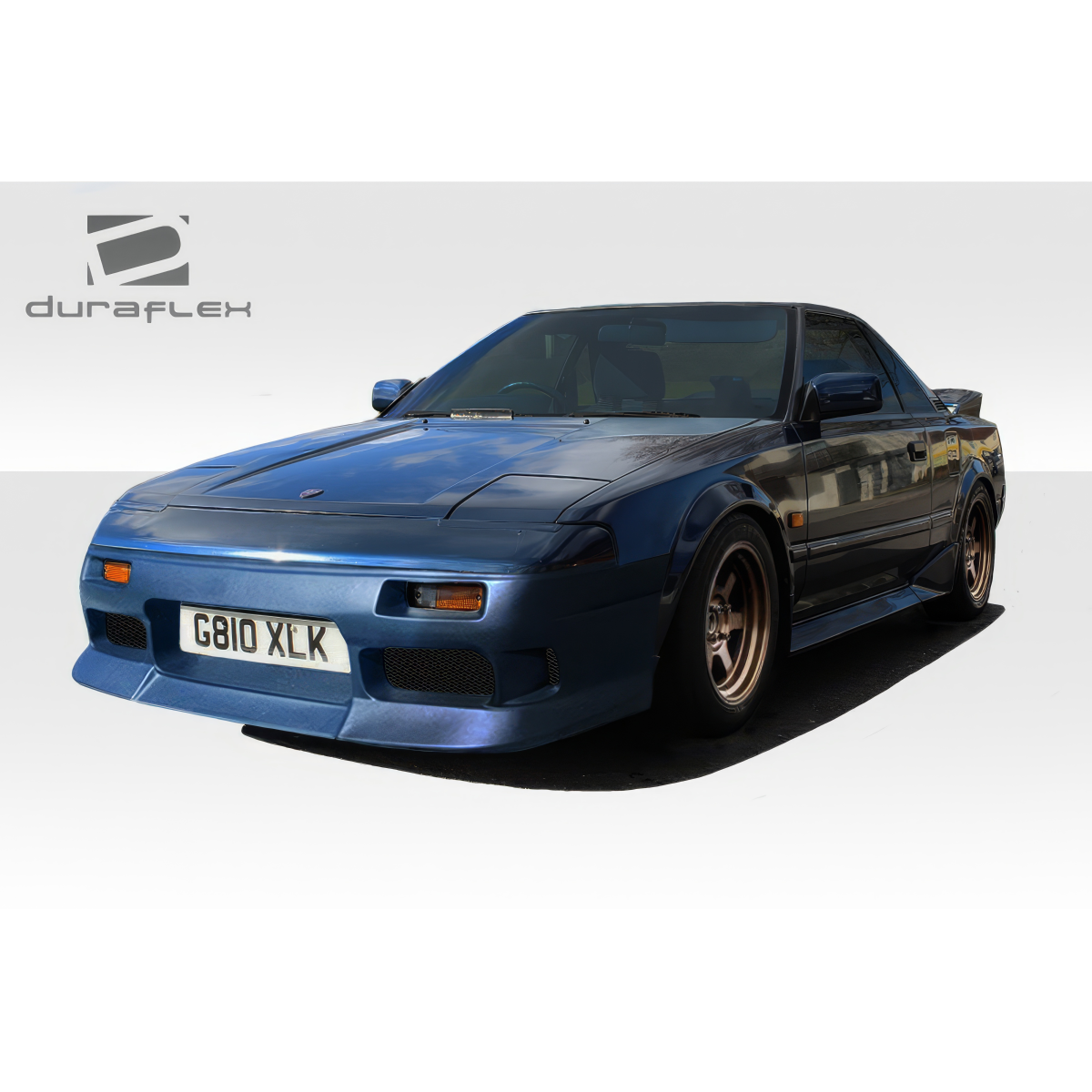 Modify your Toyota MR2 1985 with our Exterior/Front Bumpers or Lips - Front left angle view of the vehicle