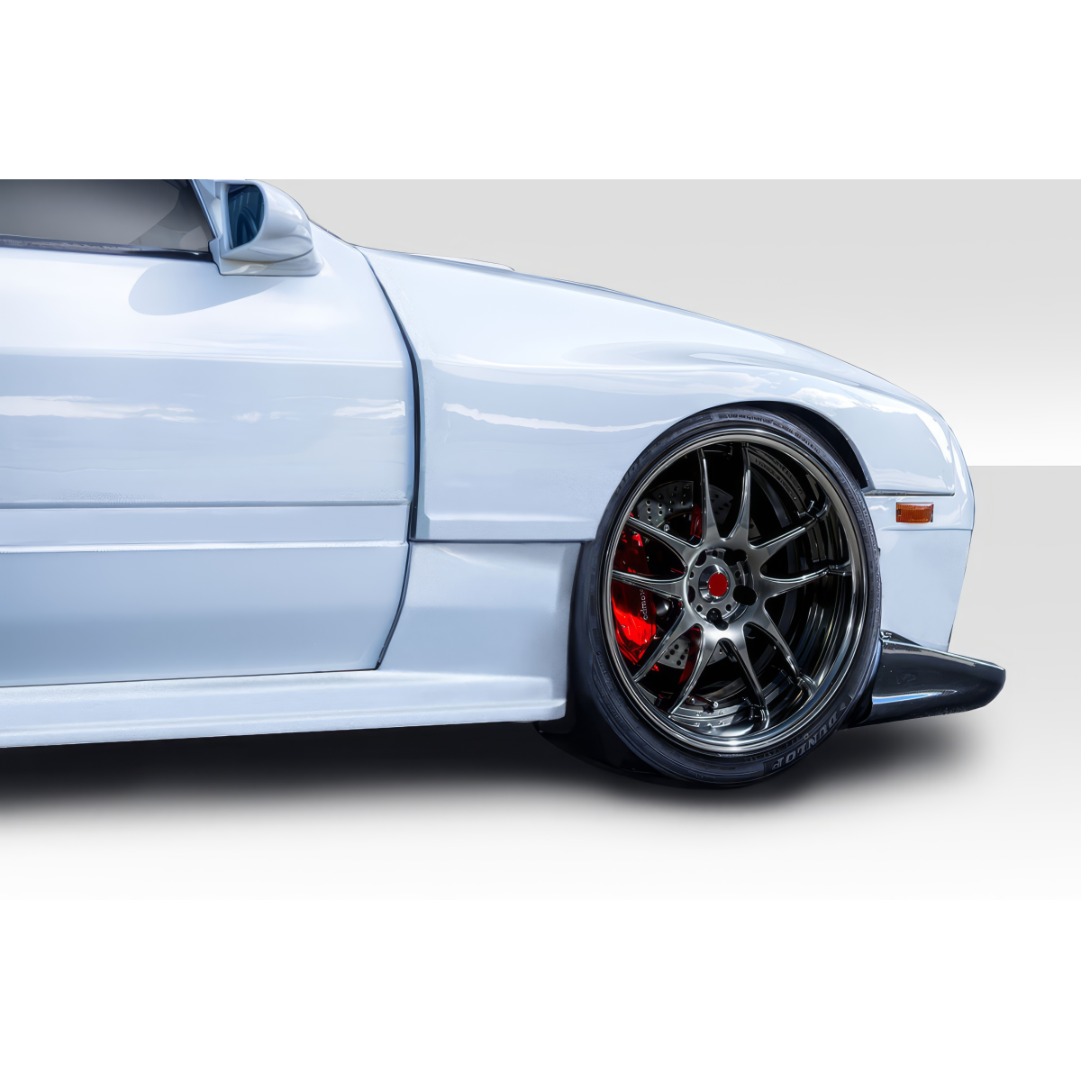 Modify your Mazda RX-7 1986 with our Exterior/Fenders - Side angle view of the car fender