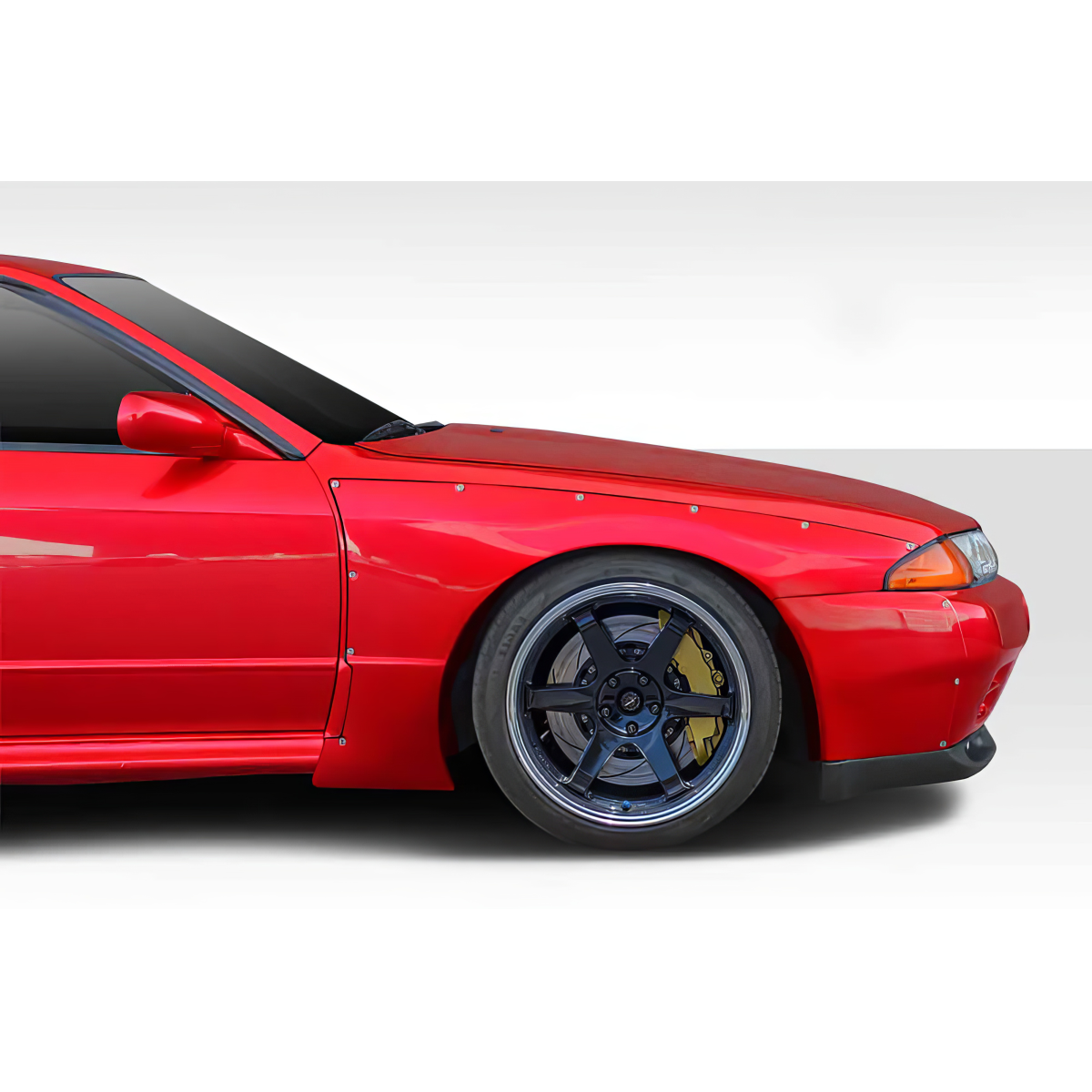 Modify your Nissan Skyline 1989 with our Exterior/Fenders - Side angle view of vehicle part