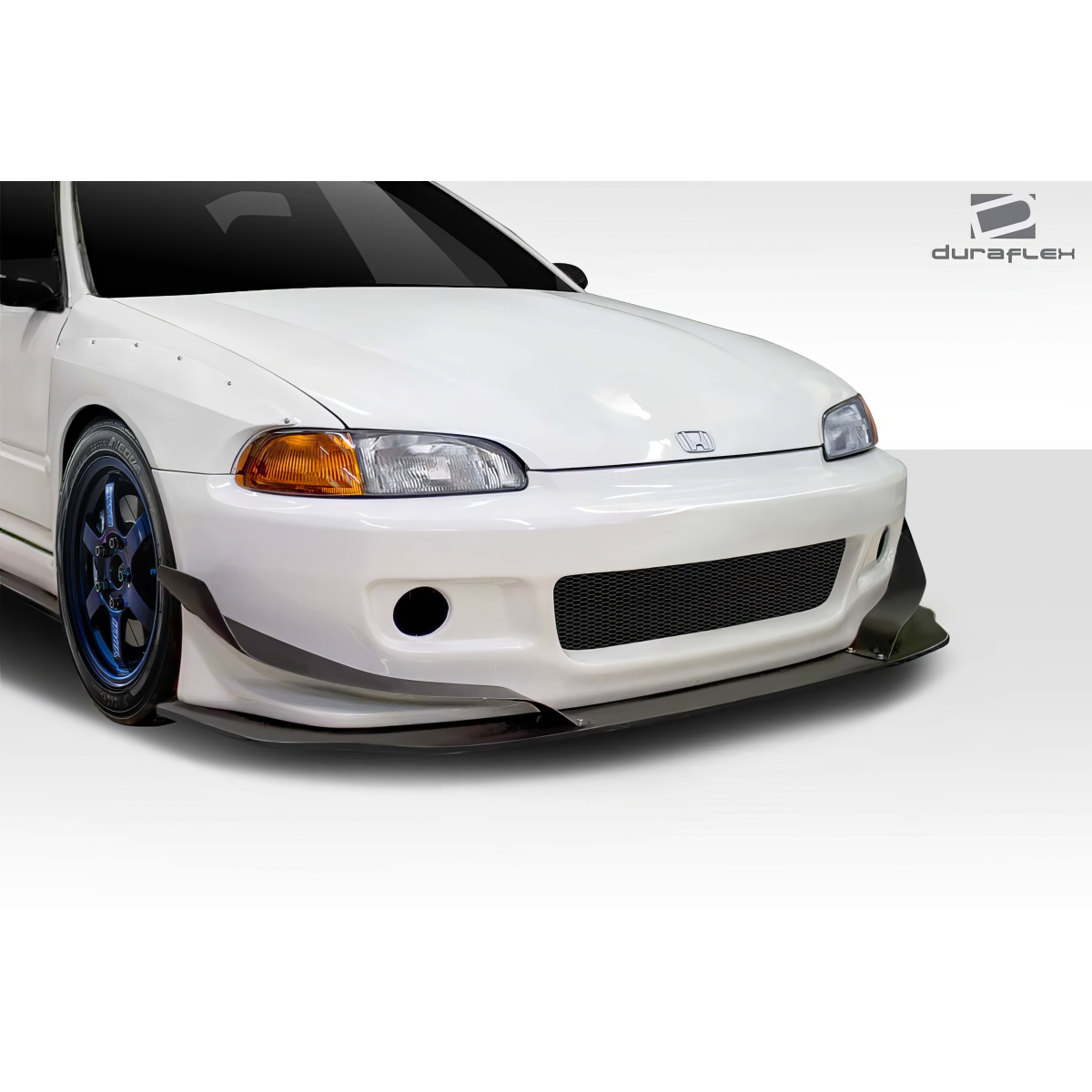 Modify your Honda Civic 1992 with our Exterior/Front Bumpers or Lips - Frontal angle of the front bumper view