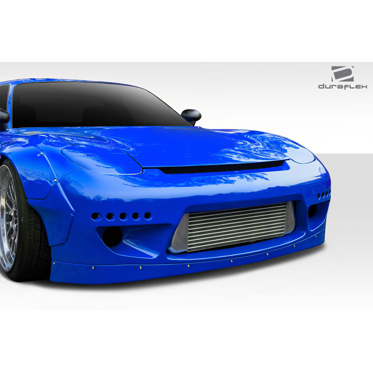 Modify your Mazda RX-7 1993 with our Exterior/Front Bumpers or Lips - Front angle showcasing bumper details and design