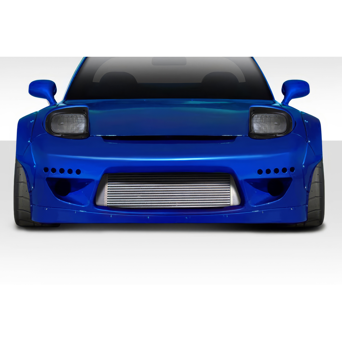 Modify your Mazda RX-7 1993 with our Exterior/Front Bumpers or Lips - Front view of aftermarket car body kit