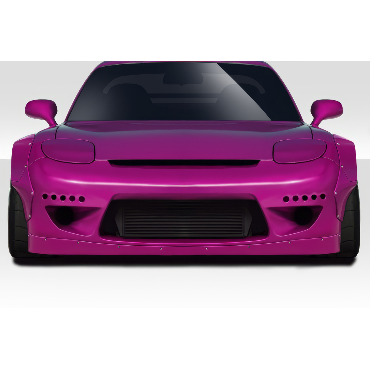 Modify your Mazda RX-7 1993 with our Exterior/Front Bumpers or Lips - Front angle of the vehicle near headlight level