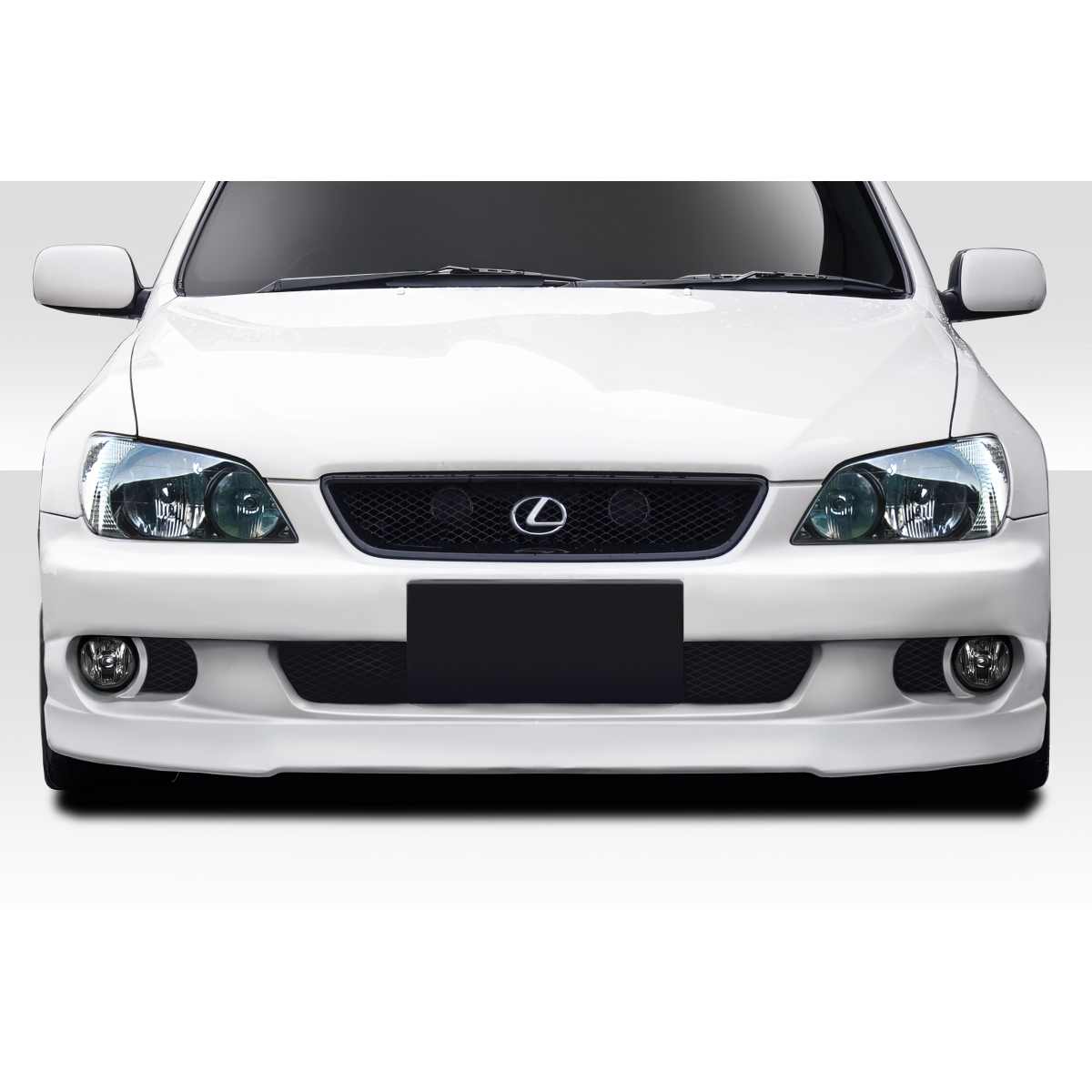 Modify your Lexus IS Series 2000 with our Exterior/Front Bumpers or Lips - Front view of the vehicle at a straight angle