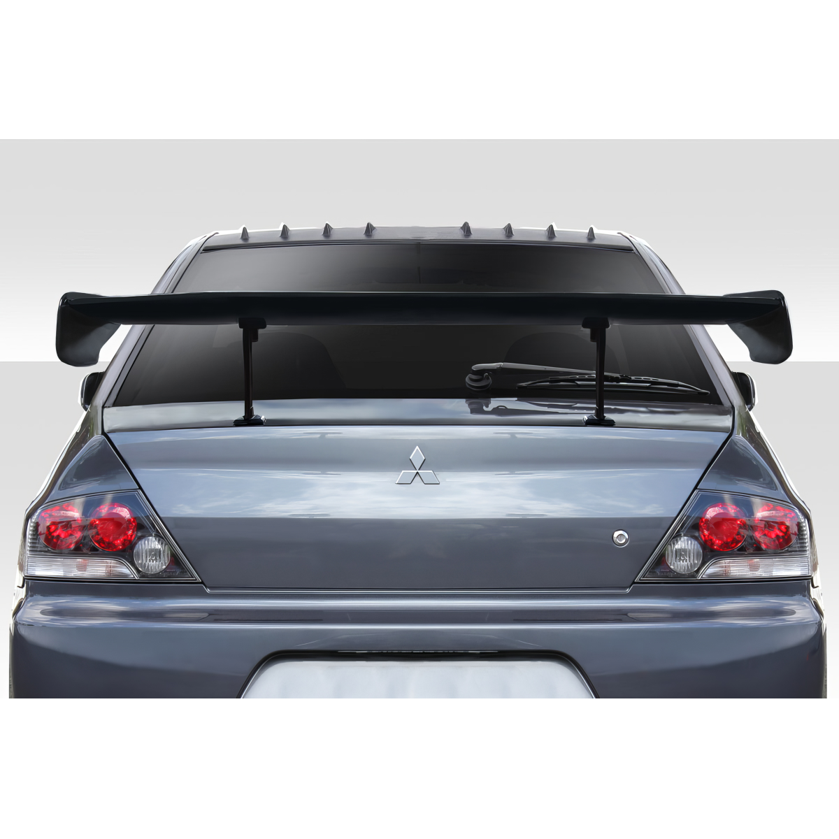 Modify your Mitsubishi Evolution 2002 with our Exterior/Wings - Viewed from rear at a straight angle