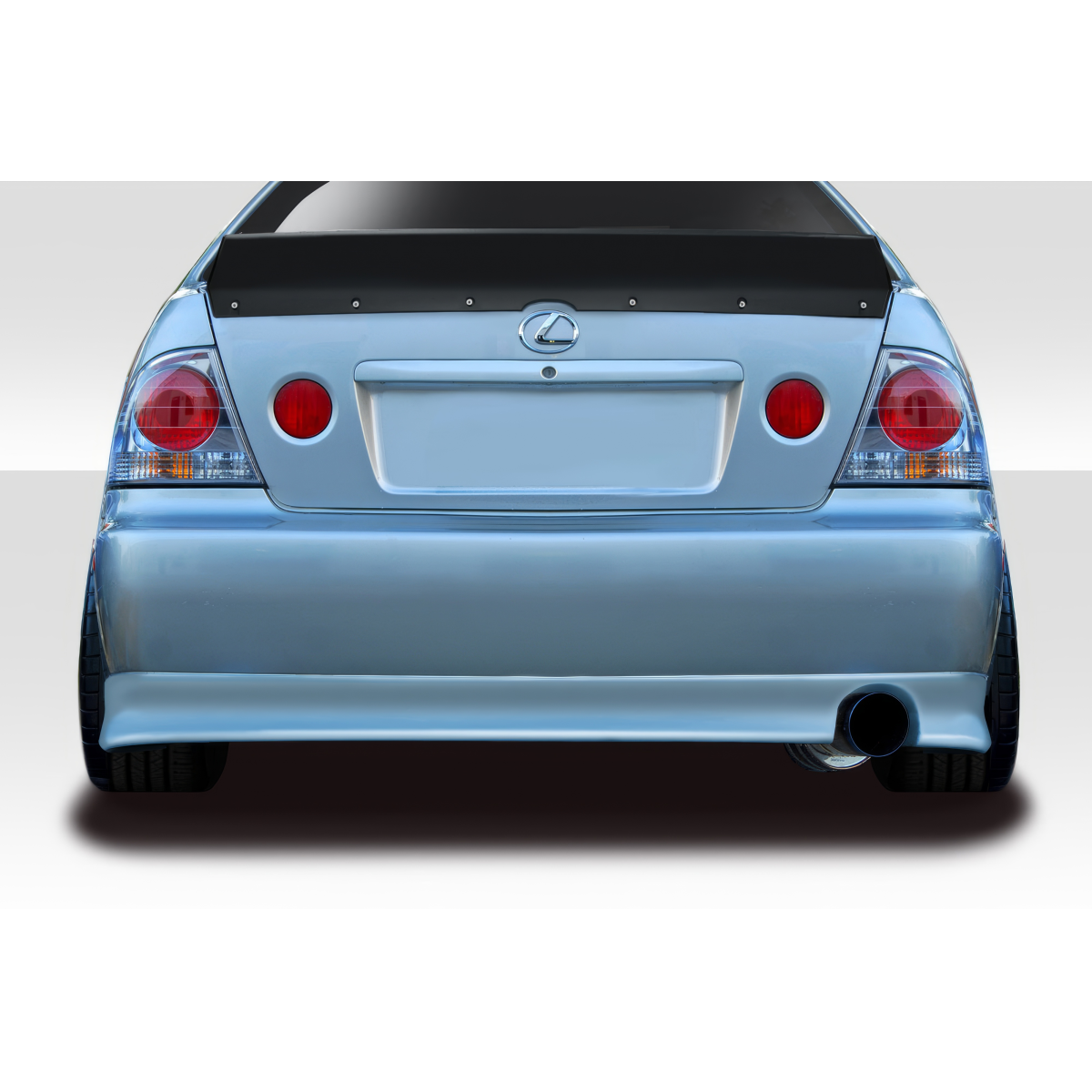 Modify your Lexus IS Series 2000 with our Exterior/Rear Bumpers or Lips - Rear view angle of the Lexus vehicle