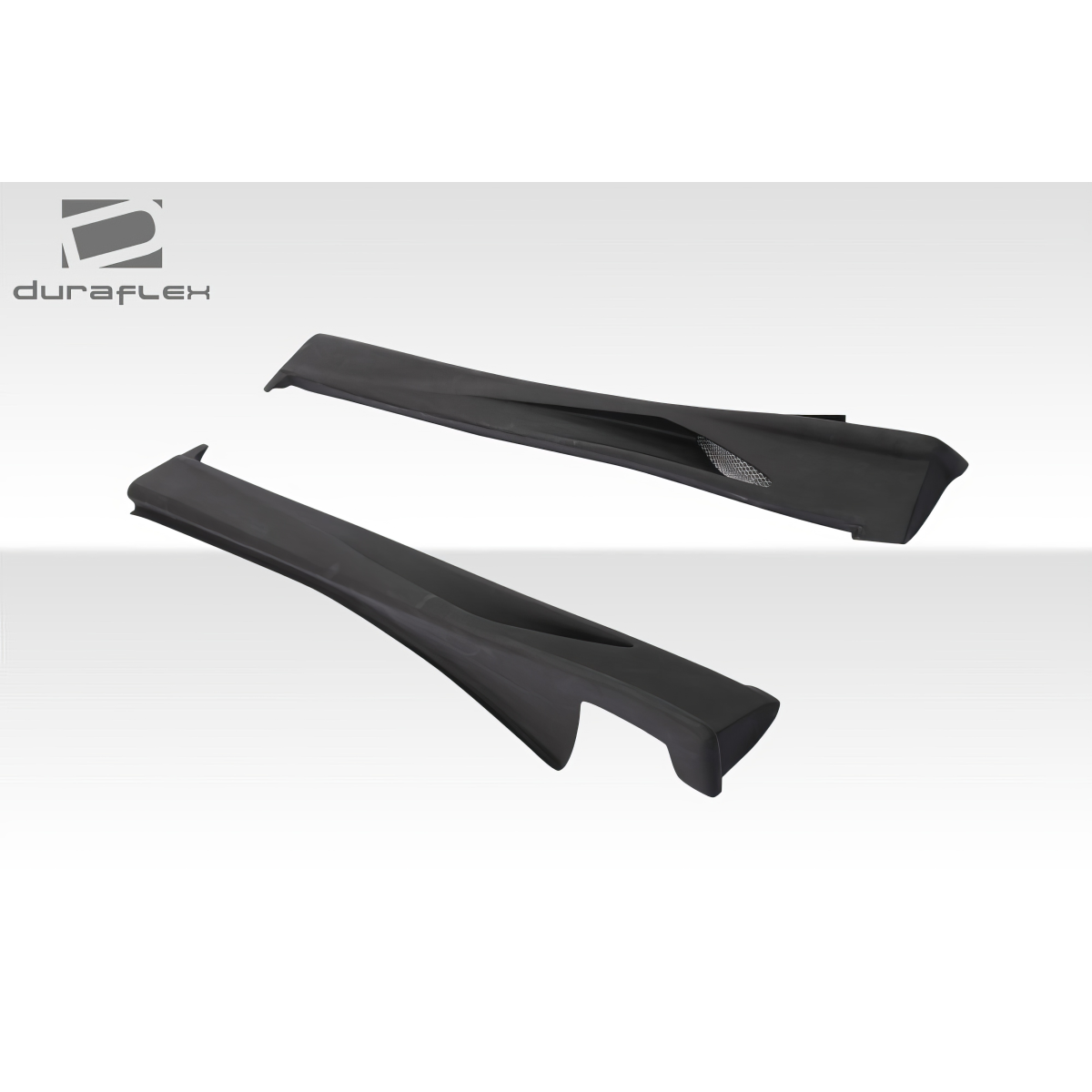 Modify your Subaru Impreza 2002 with our Exterior/Side Skirts - Side view angled perspective of the side skirts