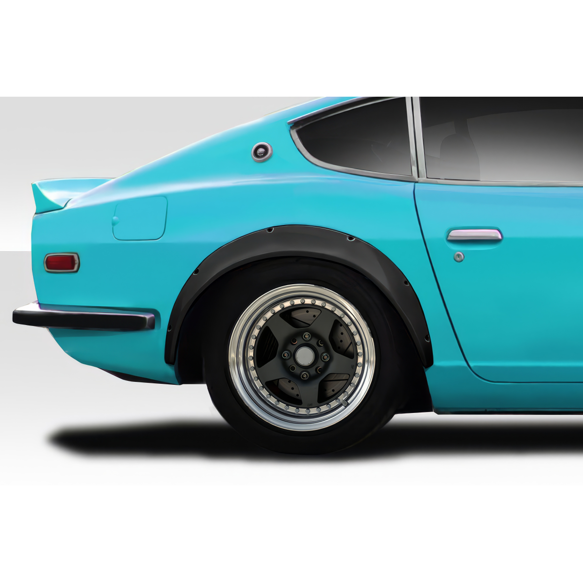 Modify your Nissan 240Z 1970 with our Exterior/Fenders - Image shows right rear fender of a car