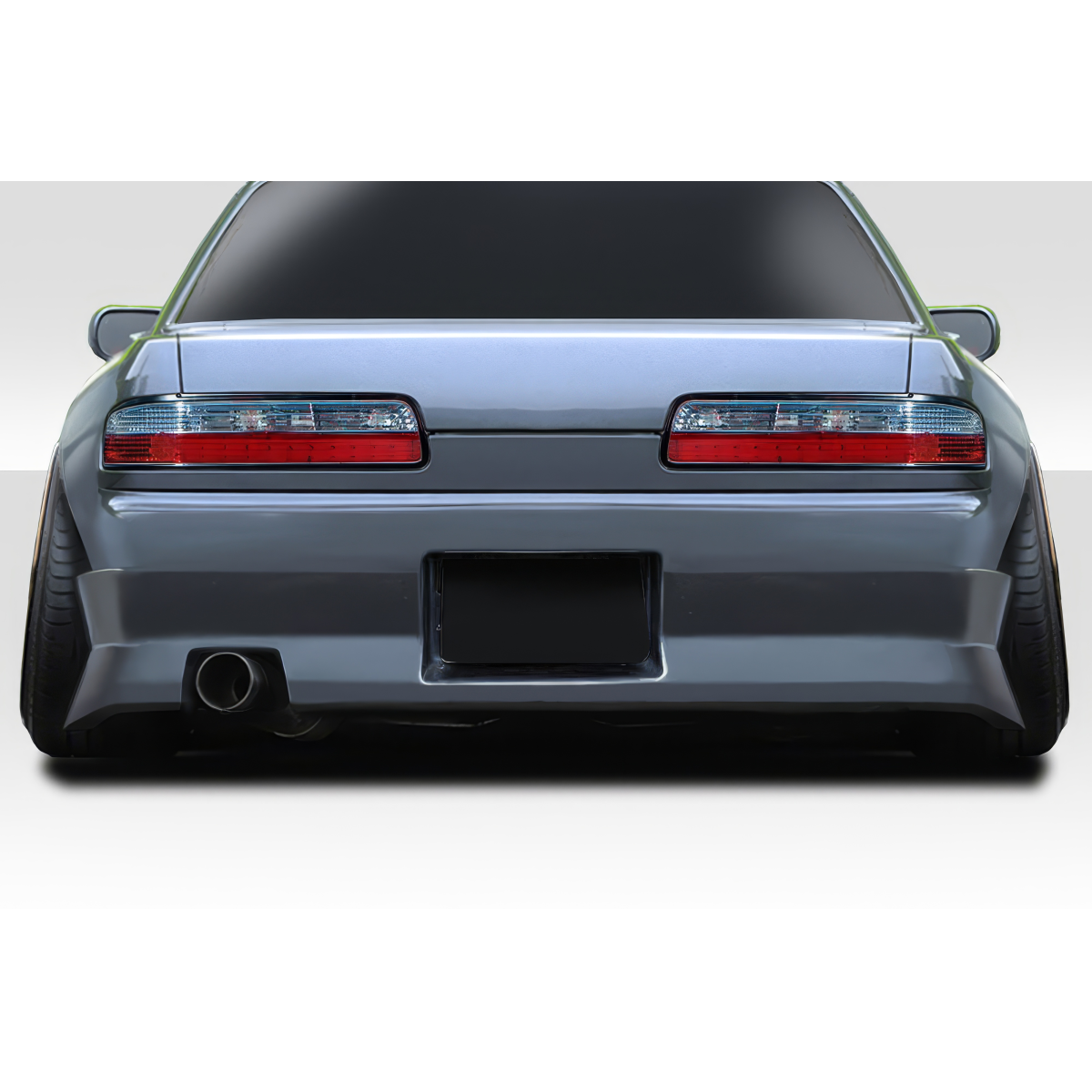 Modify your Nissan 240SX 1989 with our Exterior/Rear Bumpers or Lips - Rear view facing directly at vehicle