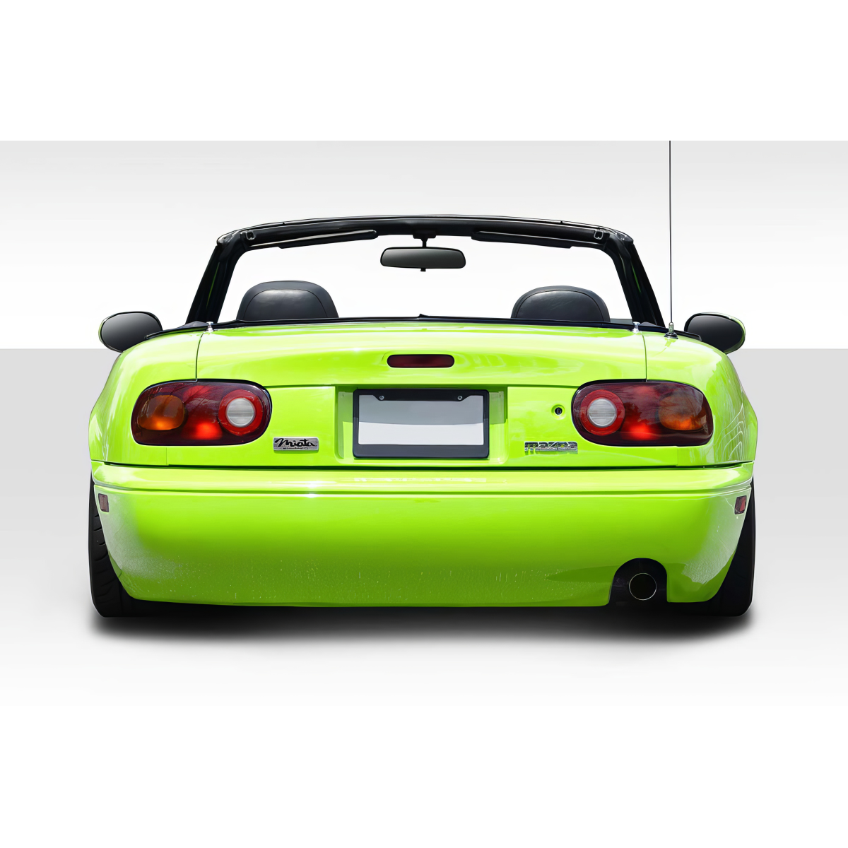 Modify your Mazda Miata 1990 with our Exterior/Rear Bumpers or Lips - Rear angle of a Mazda Miata showing exterior design