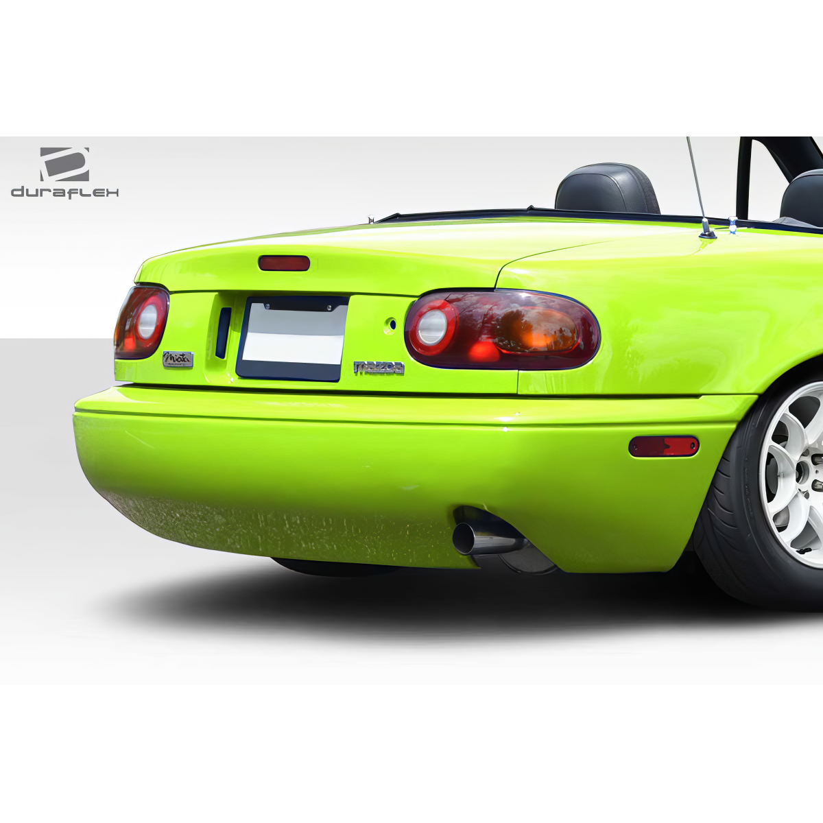 Modify your Mazda Miata 1990 with our Exterior/Rear Bumpers or Lips - Rear angle showcasing bumper design and details