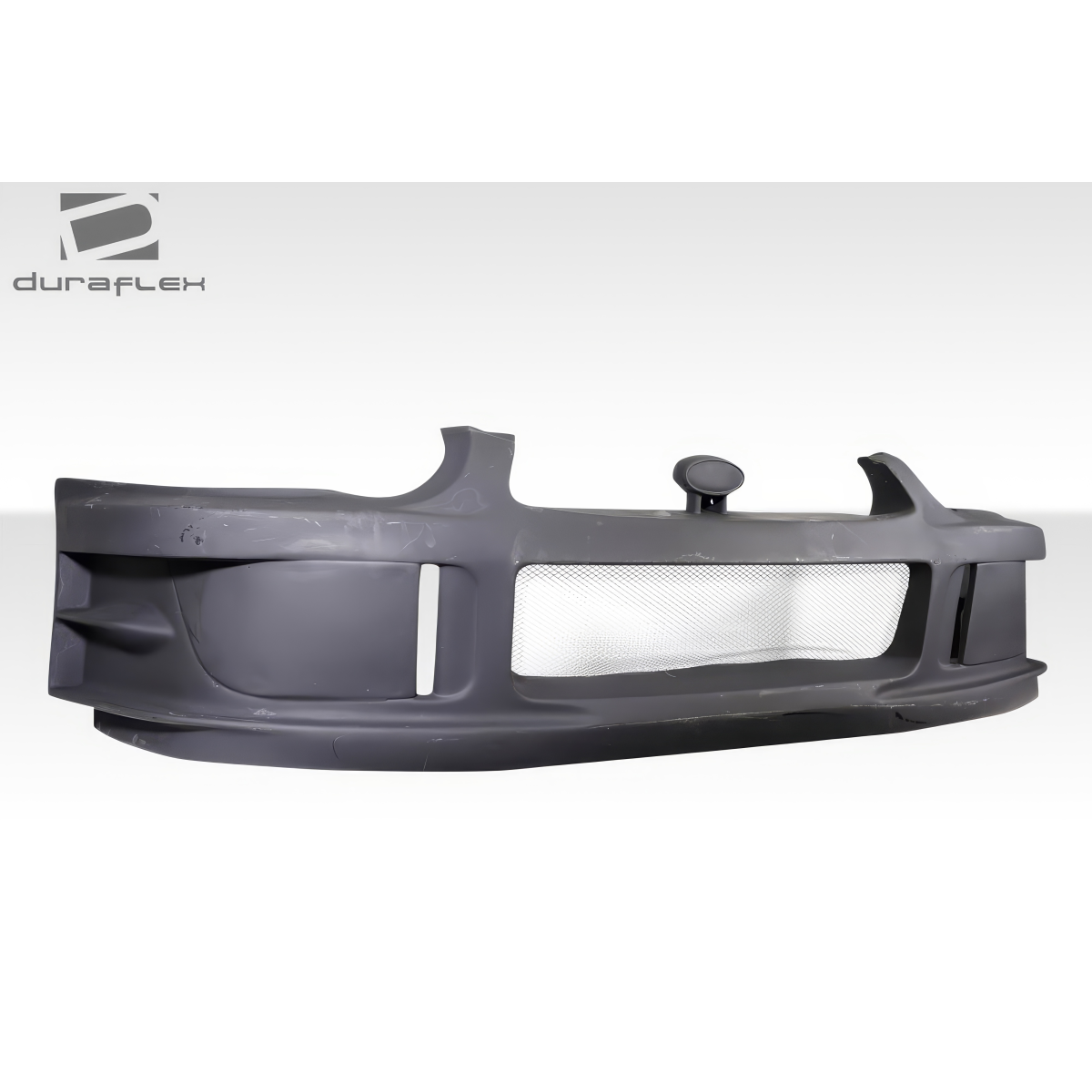 Modify your Subaru Impreza 2004 with our Exterior/Front Bumpers or Lips - The part is viewed from a slightly angled front perspective.