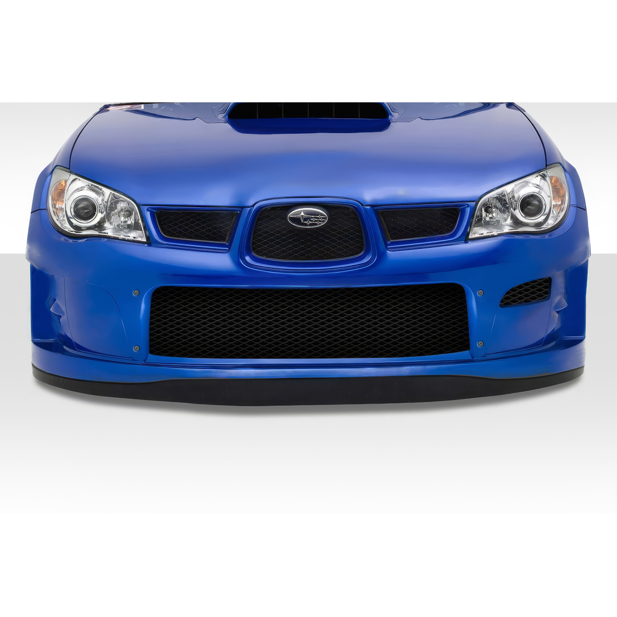 Modify your Subaru Impreza 2006 with our Exterior/Front Bumpers or Lips - Frontal view at a straight angle