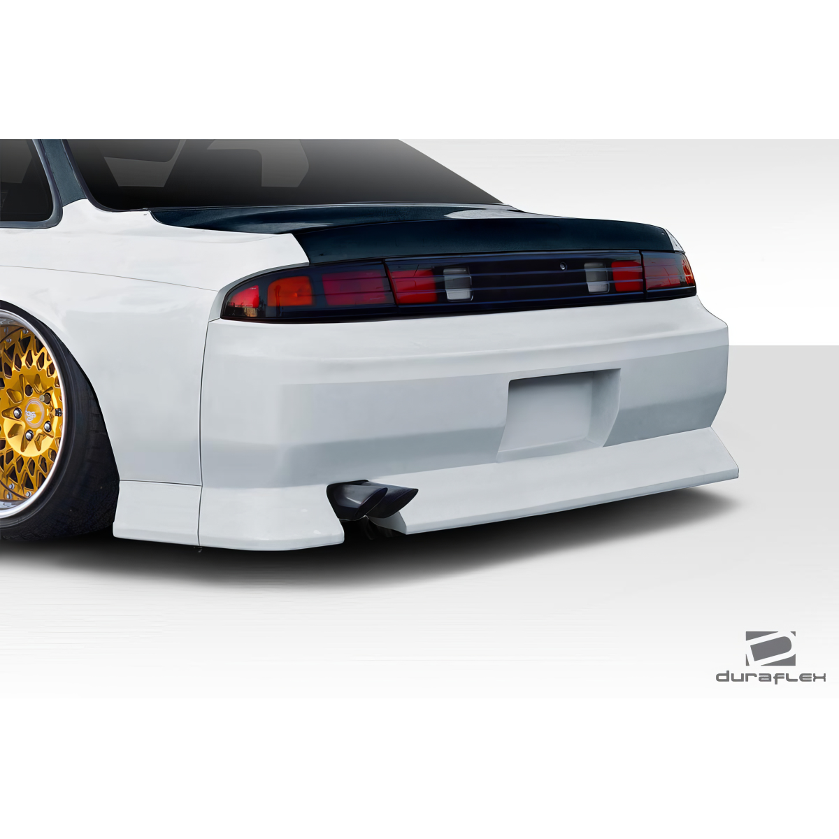 Modify your Nissan 240SX 1995 with our Exterior/Rear Bumpers or Lips - Rear three quarter angle of vehicle part