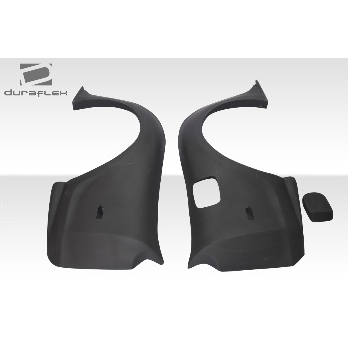 Modify your Toyota Supra 1993 with our Exterior/Fenders - Front view of two rear fender flares