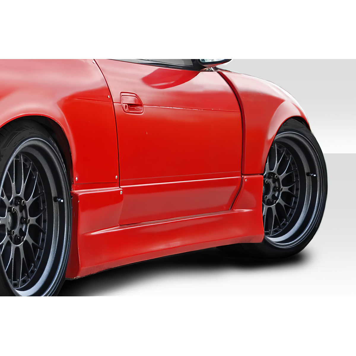 Modify your Nissan 240SX 1989 with our Exterior/Fenders - Right side profile view of fender at low angle