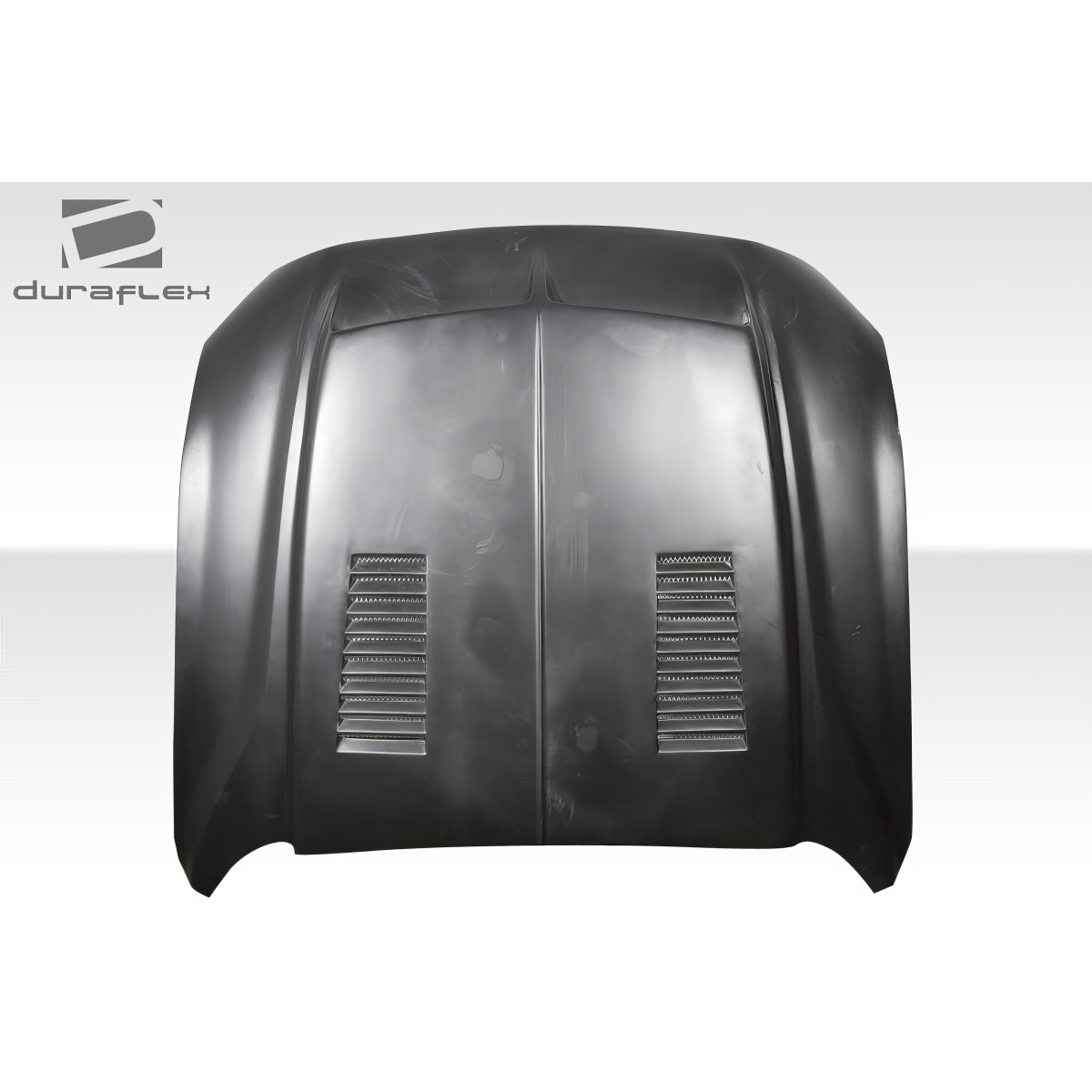 Modify your Ford Mustang 2018 with our Exterior/Hoods - Front view of the hood part at a straight angle