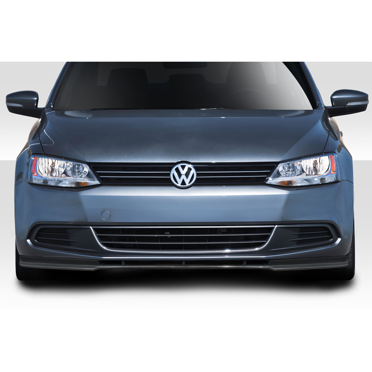 Modify your Volkswagen Jetta 2011 with our Exterior/Front Bumpers or Lips - Front view of front lip for Volkswagen Jetta