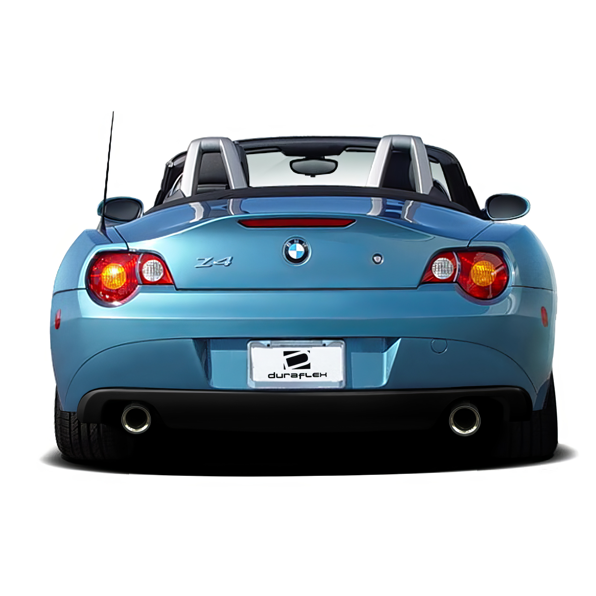 Modify your BMW Z4 2003 with our Exterior/Diffusers - Rear view of the vehicle angled slightly upwards