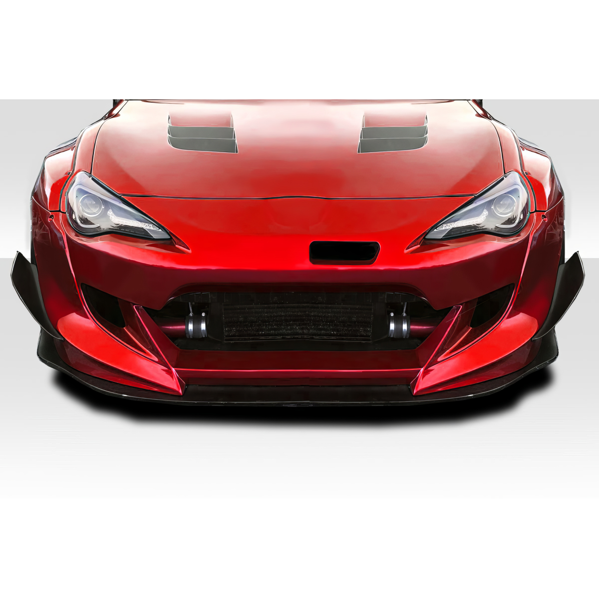 Modify your Subaru BRZ 2013 with our Exterior/Front Bumpers or Lips - Front view angle of the vehicle part