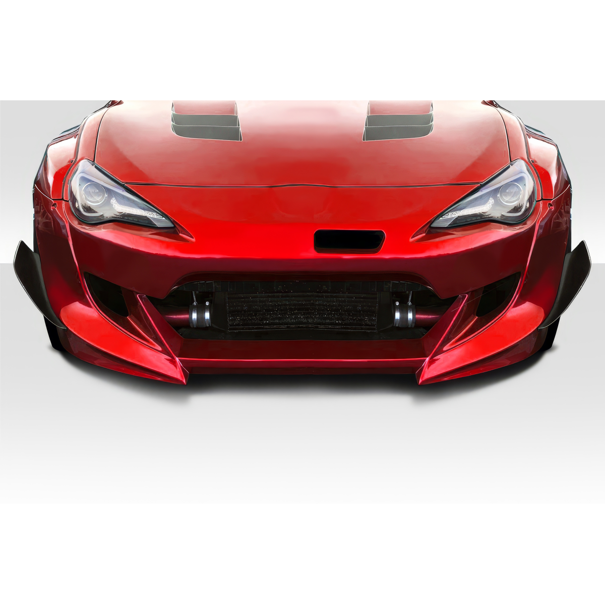 Modify your Subaru BRZ 2013 with our Exterior/Front Bumpers or Lips - Front view of vehicle at eye level