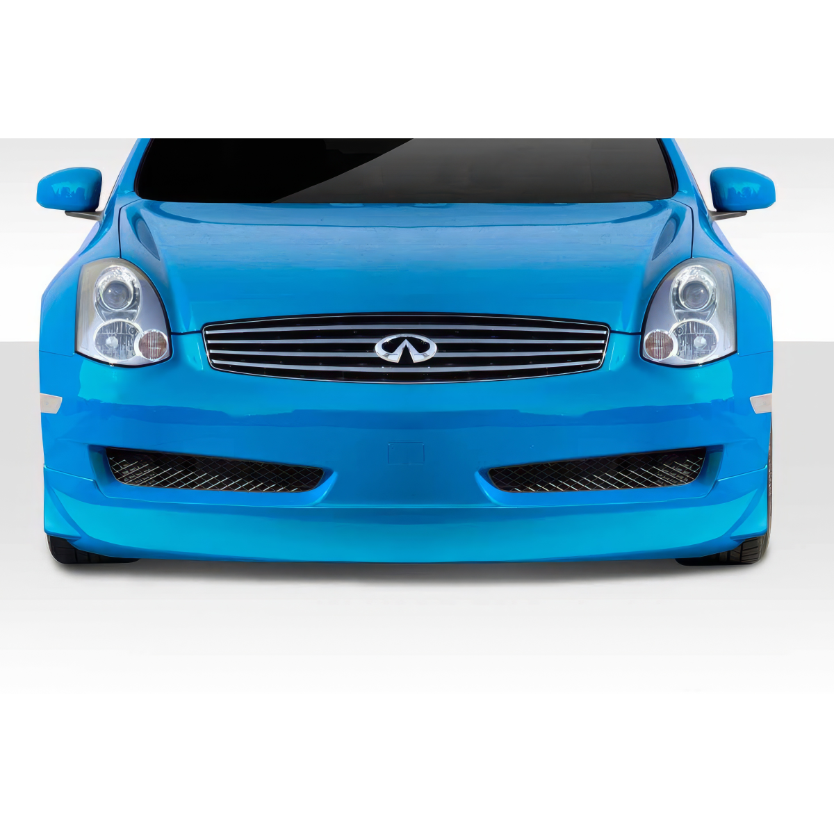 Modify your Infiniti G35 2003 with our Exterior/Front Bumpers or Lips - Front view of the vehicle at eye level