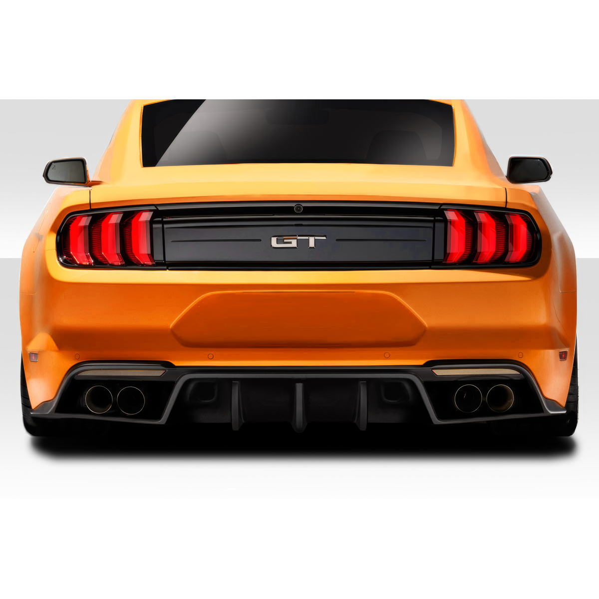 Modify your Ford Mustang 2018 with our Exterior/Complete Body Kits - Rear view angle of the vehicle