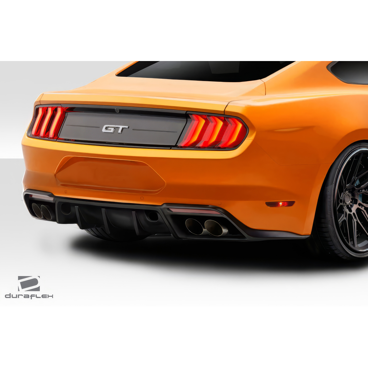 Modify your Ford Mustang 2018 with our Exterior/Complete Body Kits - Rear view angle of vehicle from side