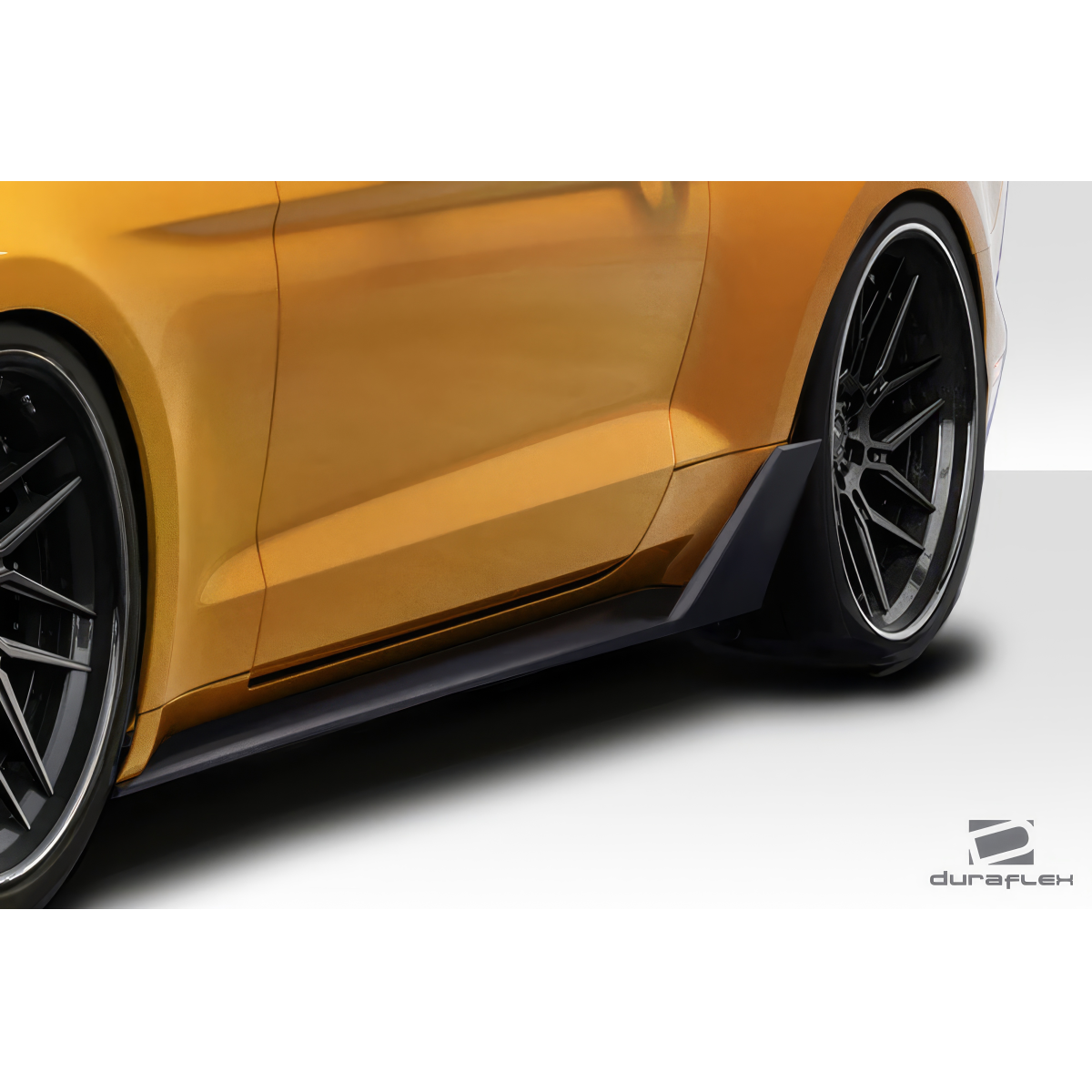 Modify your Ford Mustang 2018 with our Exterior/Complete Body Kits - Angle shows side view of vehicle parts clearly