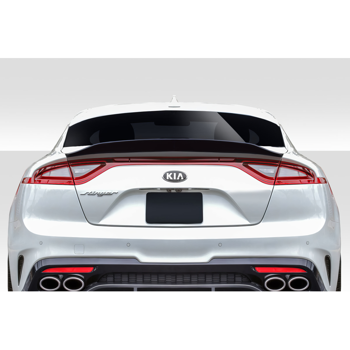 Modify your KIA Stinger 2018 with our Exterior/Wings - Rear view angle of the vehicle