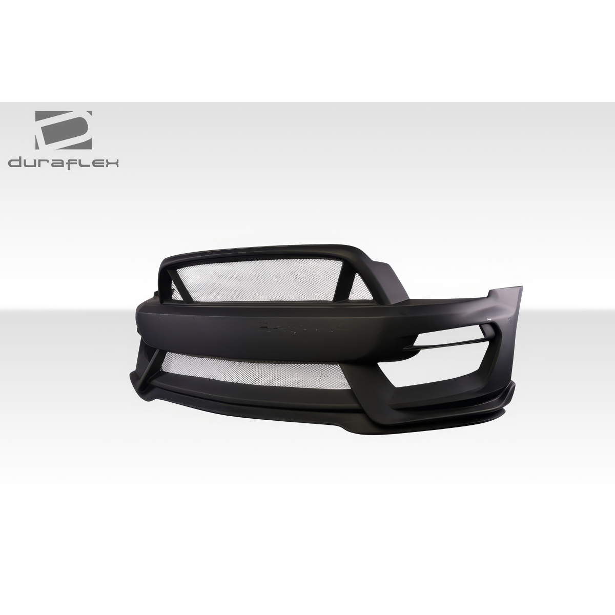 Modify your Ford Mustang 2013 with our Exterior/Front Bumpers or Lips - Part shown at a slight angle from the side