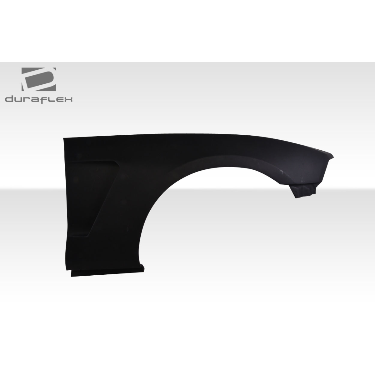 Modify your Ford Mustang 2010 with our Exterior/Fenders - Side view of fender part angled slightly upward