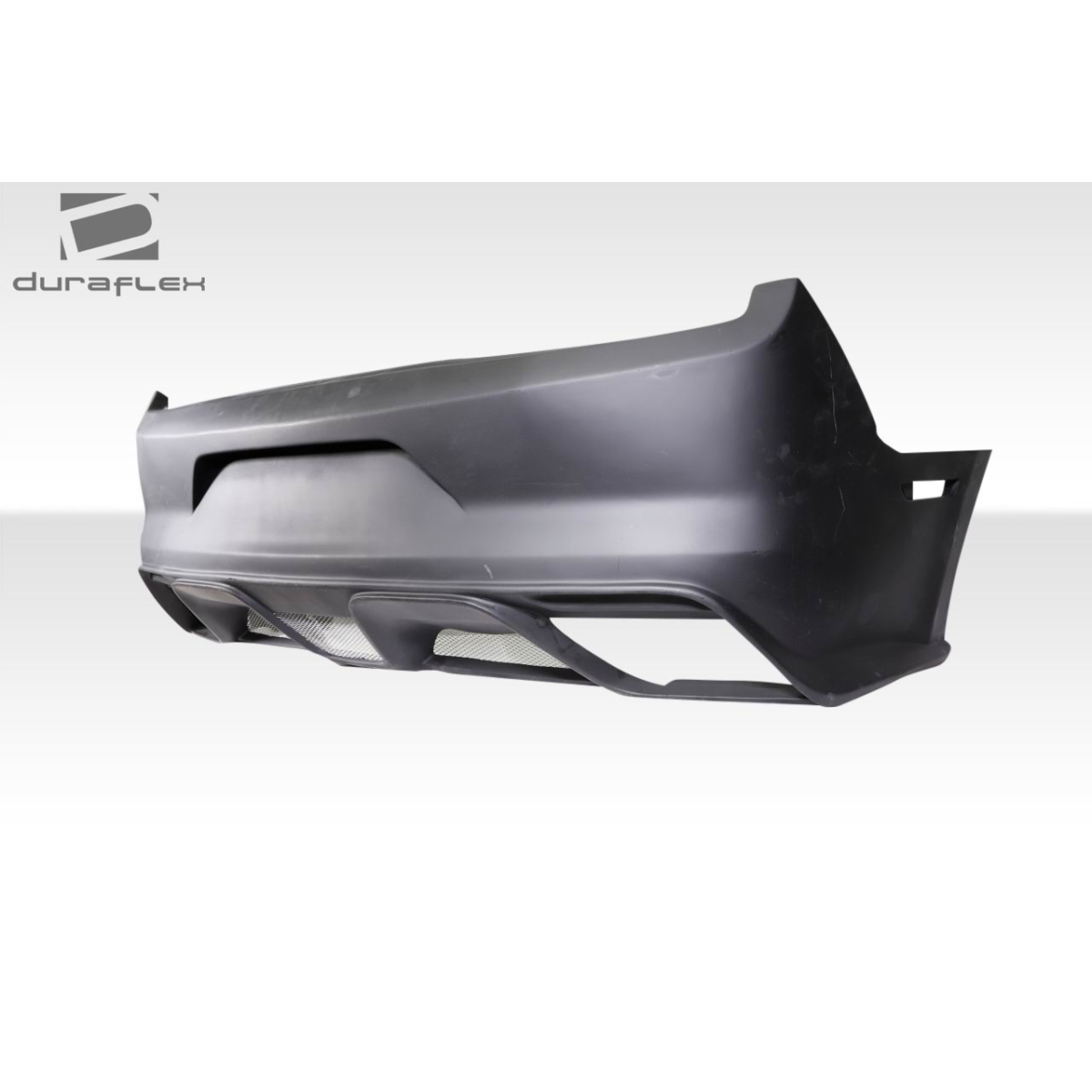 Modify your Ford Mustang 2013 with our Exterior/Rear Bumpers or Lips - Angle shows rear view of the bumper