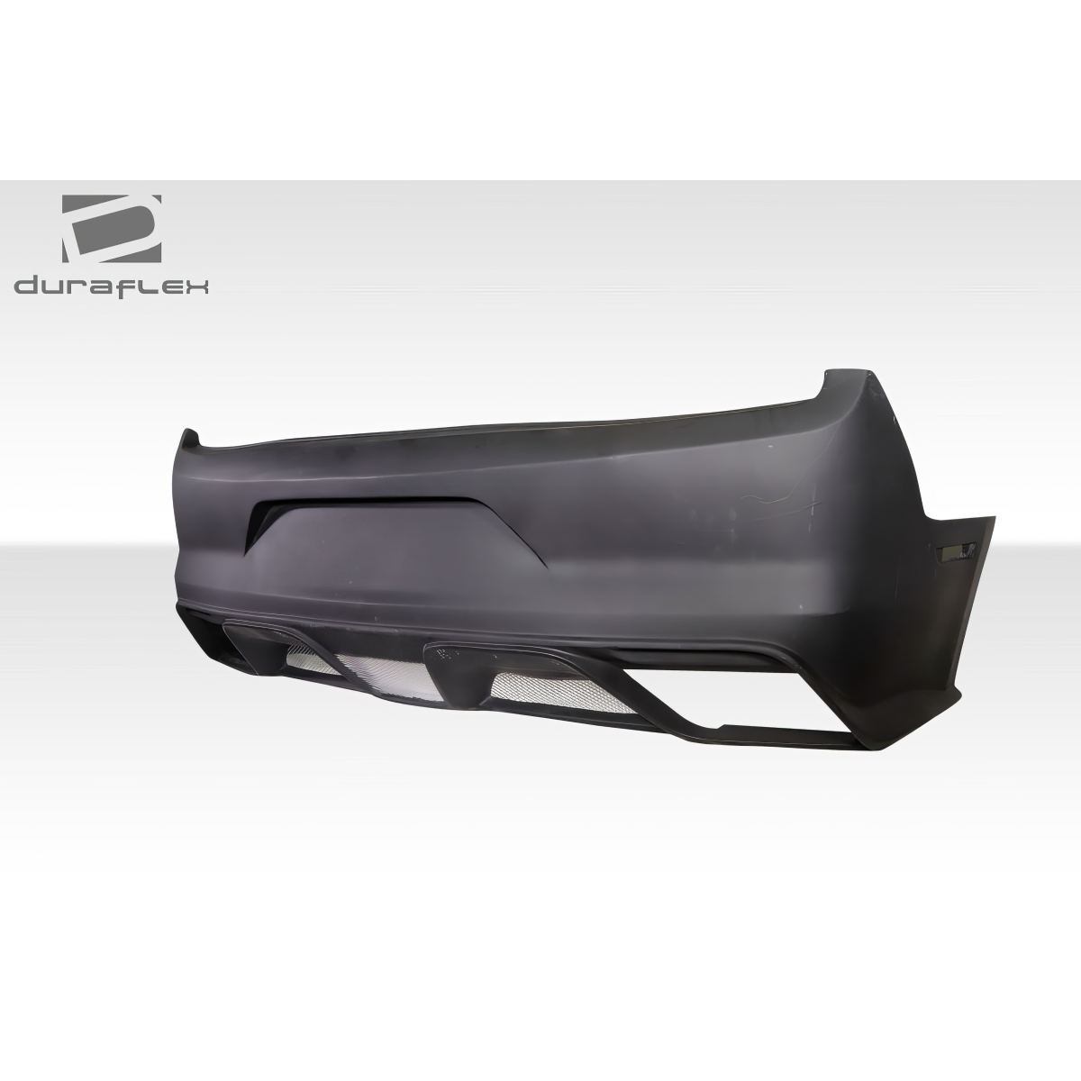 Modify your Ford Mustang 2013 with our Exterior/Rear Bumpers or Lips - Angled side view of rear bumper design