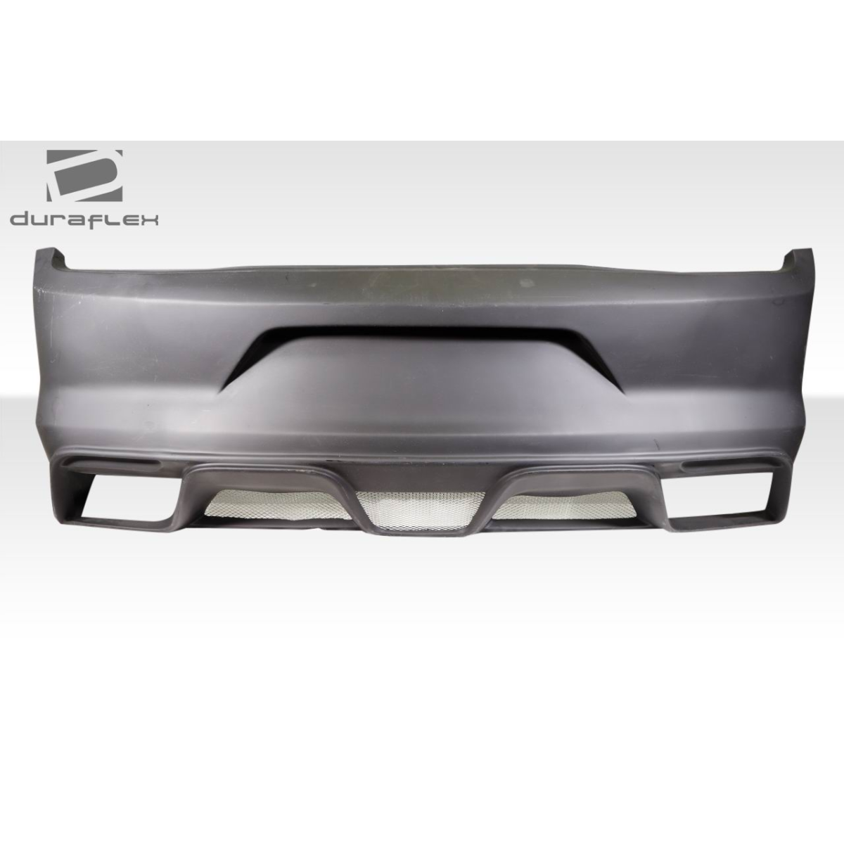 Modify your Ford Mustang 2013 with our Exterior/Rear Bumpers or Lips - Front view of rear bumper flat and level angle