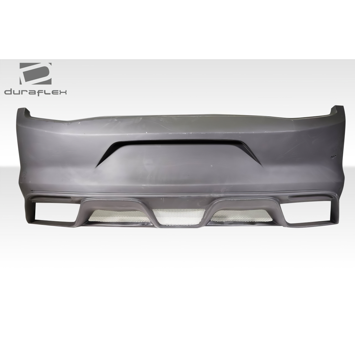 Modify your Ford Mustang 2010 with our Exterior/Rear Bumpers or Lips - Straight on view of the rear bumper part