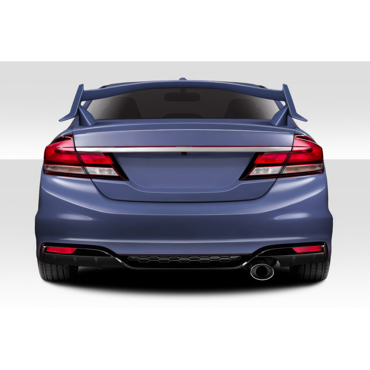 Modify your Honda Civic 2006 with our Exterior/Wings - Rear view with a slight upward angle