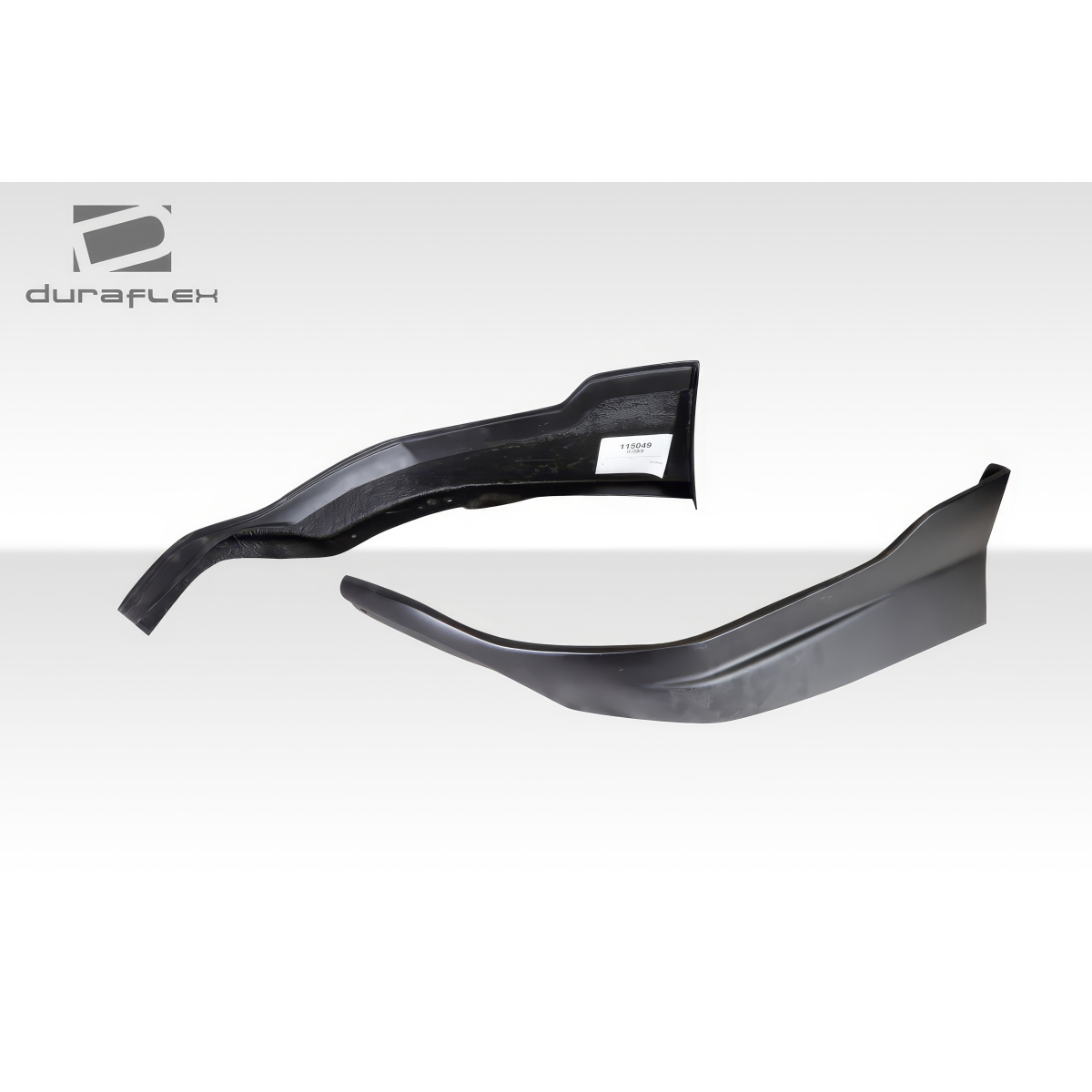 Modify your Toyota Corolla 2014 with our Exterior/Rear Bumpers or Lips - Angle showing two piece rear lip assembly