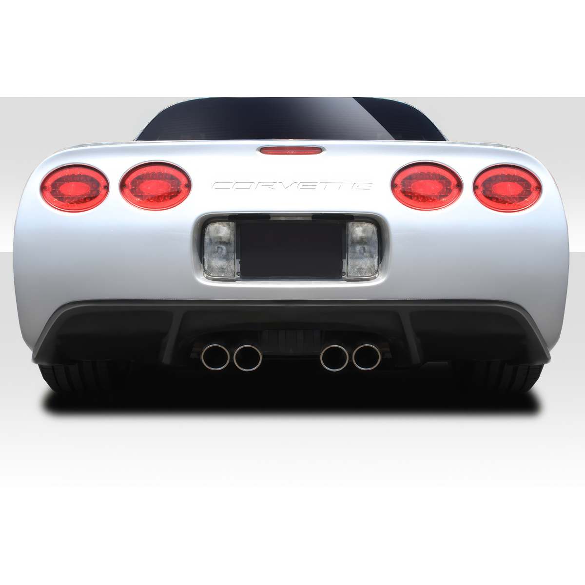 Modify your Chevrolet Corvette 1997 with our Exterior/Diffusers - Rear view angle of vehicle part