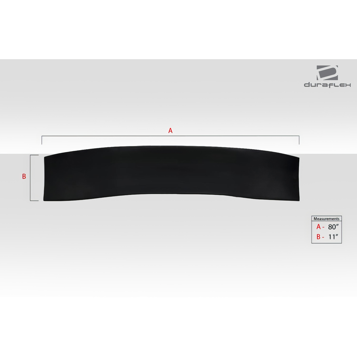 Modify your Universal   with our Exterior/Complete Body Kits - Horizontal flat view of the wing kit part