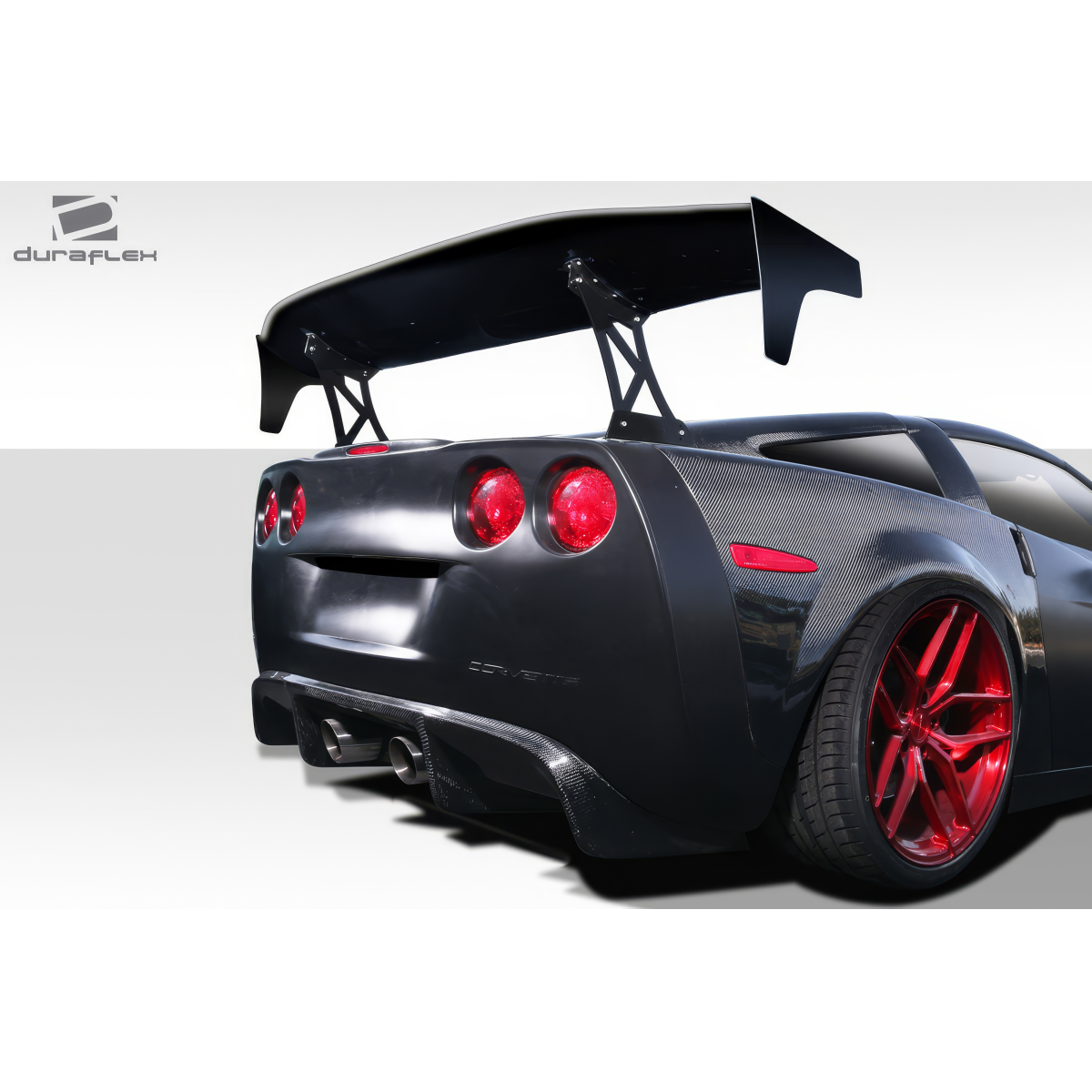 Modify your Universal   with our Exterior/Complete Body Kits - Rear angle showing prominent wing and carbon detail