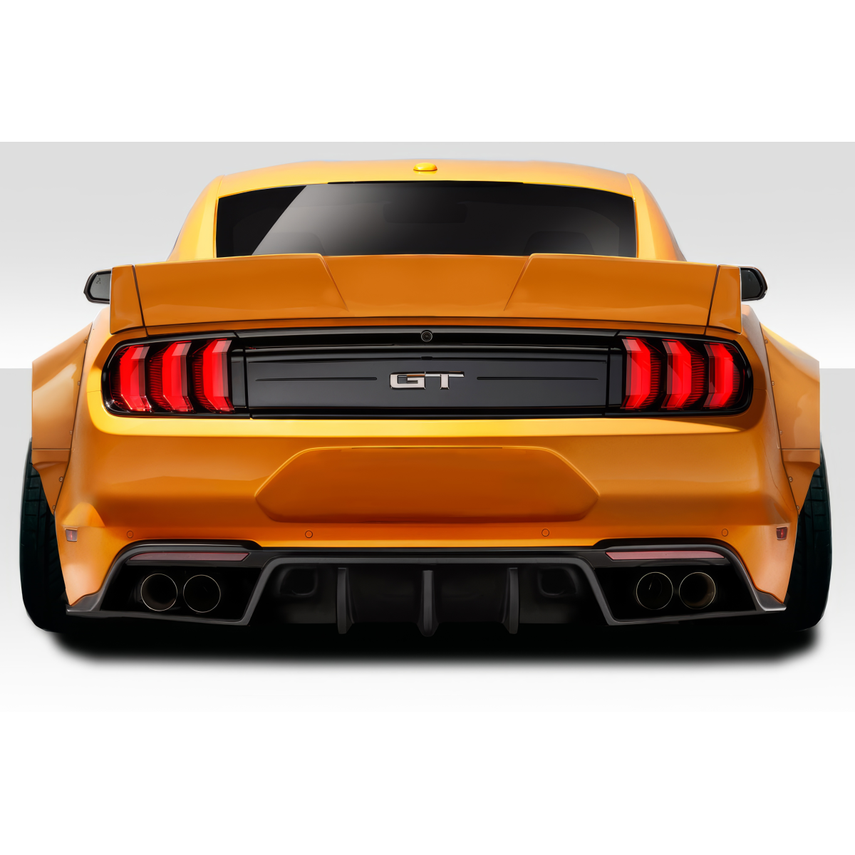 Modify your Ford Mustang 2018 with our Exterior/Complete Body Kits - Rear angle view of the vehicle