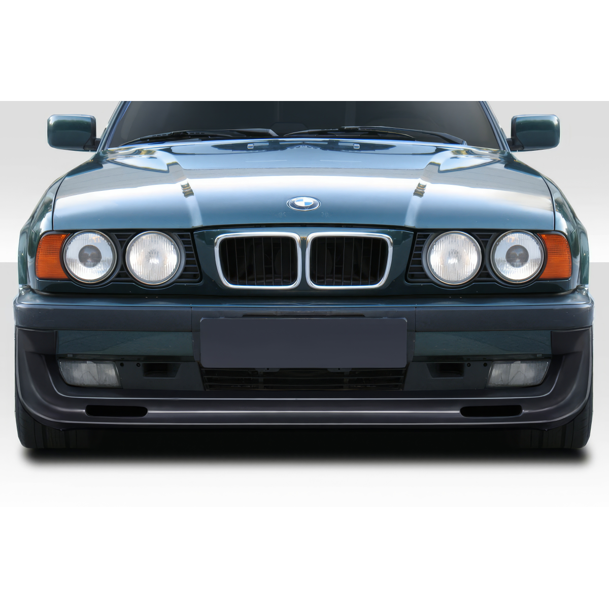 Modify your BMW 5-Series 1989 with our Exterior/Front Bumpers or Lips - Front view at eye level of the vehicle