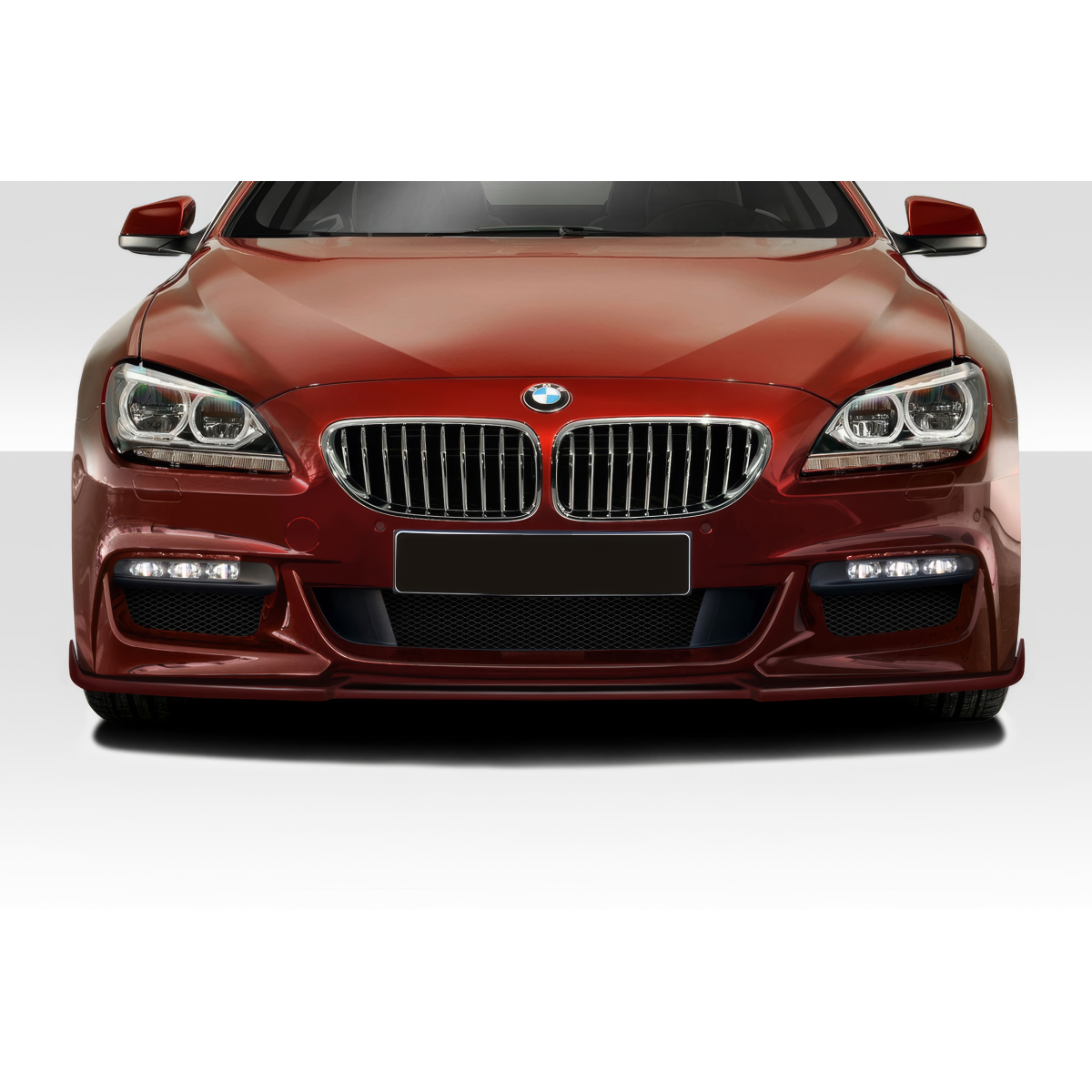 Modify your BMW 6-Series 2011 with our Exterior/Front Bumpers or Lips - Frontal view of car at eye level angle