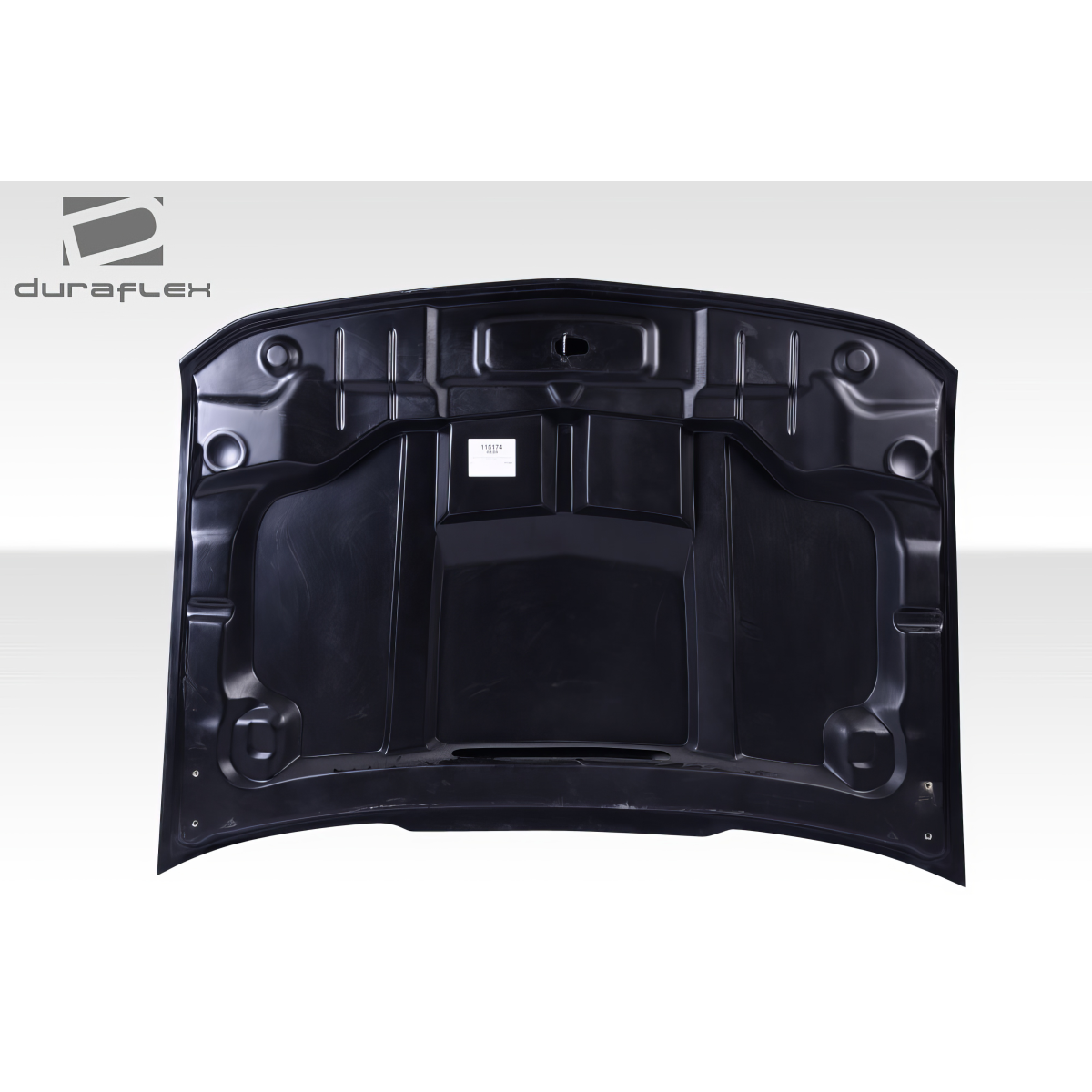 Modify your Chevrolet Silverado 2007 with our Exterior/Hoods - Front view of the hood part at a flat angle