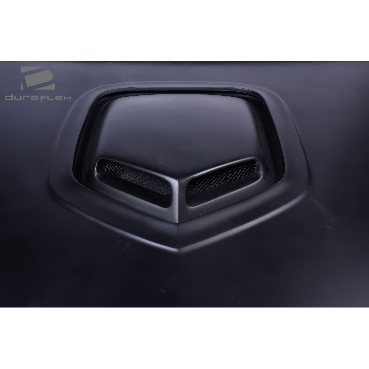 Modify your Dodge Charger 2006 with our Exterior/Hoods - Top view angle of hood with shaker design