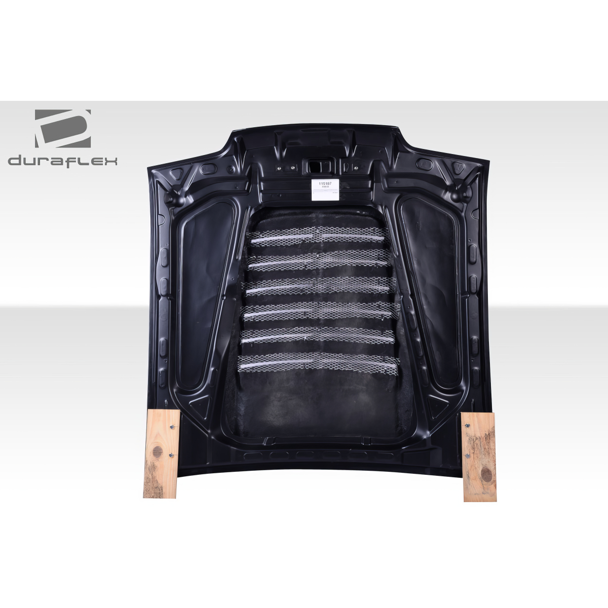 Modify your Ford Mustang 1987 with our Exterior/Hoods - Image shows hood part at a top-down angle